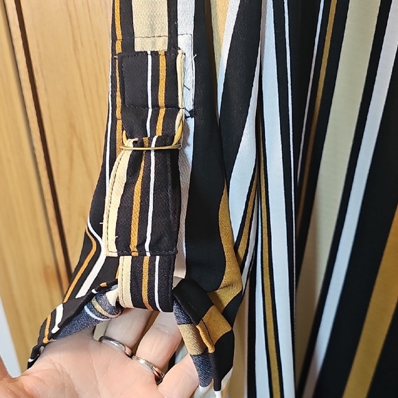 Ruby Rd. Multicolor Striped Button Down Shirt - Picture 3 of 8